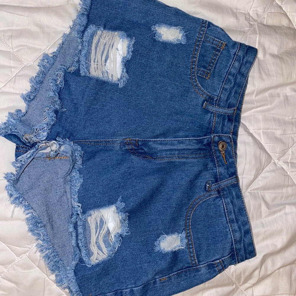 Jean Mom-Cut Shorts